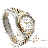 Rolex Lady Datejust 69173 White Roman Dial Vintage Watch (1984)