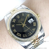 Rolex Datejust Black Sunbeam Dial 116233 (2008)