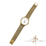 IWC Schaffhausen Moonphase 18k Solid Gold Vintage Quartz Watch