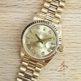 Rolex Lady Datejust 26 Ref 69178 Diamond Dial in 18K Gold (1995)