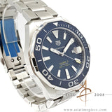 Like New Tag Heuer Aquaracer Calibre 5 WAY201B Blue Ceramic Automatic 43 mm (2019)