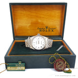 Rolex Datejust Ref 16014 White Roman Dial Vintage Watch (Year 1984)