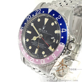 Rolex GMT Master 1675 Pepsi Jubilee Vintage Watch (1978)