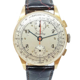 Breitling Vintage Chronograph 18K Gold Winding Watch
