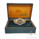 Rolex Datejust 16233 Black Diamond Dial FULL SET (Year 2000)