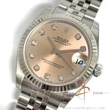 Rolex Datejust Midsize 178274 Pink Diamond Dial Jubilee (2018)