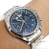 Omega Speedmaster Triple Calendar 35238000 Blue Dial Chronograph (2000)
