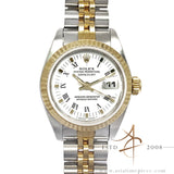Rolex Datejust Ladies 69173 White Roman Dial (1990)