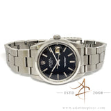 Rolex Oyster Date 15000 Black Dial Vintage Watch (1981)