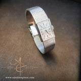 Omega 18k White Gold Lady Vintage Watch