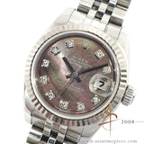 Rolex Lady Datejust Ref 179174 Mother of Pearl Diamond Dial (2006)