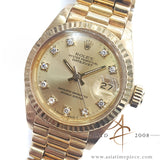 Rolex Datejust Ladies Ref 6917 Solid 18k Gold Vintage Watch (1979)