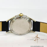 Omega Honeycomb Dial Gold Cap Vintage Watch