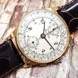 Breitling Vintage Chronograph 18K Gold Winding Watch