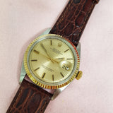 Rolex Datejust 1601 Oyster Perpetual Chronometer (1970) Champagne Vintage Watch - 67/W