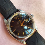 Rolex Black Oyster Perpetual Datejust 16014 Vintage Watch (1978) - 67/X