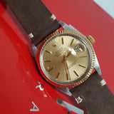 Rolex Oyster Perpetual Datejust 16013 Champagne Vintage Watch (1984)