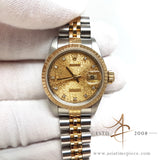 Ladies Rolex Datejust 69173 Diamond Computer Dial Vintage Watch