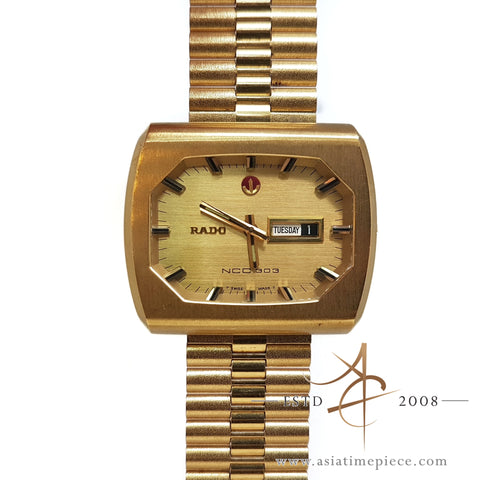 RADO NCC 303 Satin Gold Styled Automatic Watch