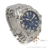 Omega Seamaster Midsize Blue Wave Dial Steel Watch 2553.80.00 Full Set (2002)