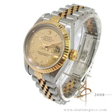 Rolex Ladies Datejust 69173 Gold Roman Dial (1991)