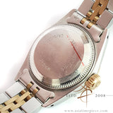 Rolex Ladies Datejust 69173 Gold Roman Dial (1991)