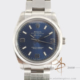 Rolex Oyster Perpetual Air-King 114200 Blue Sunburst Dial