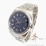 Rolex Oyster Perpetual Air-King 114200 Blue Sunburst Dial