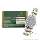Rolex Oyster Perpetual Air-King 114200 Blue Sunburst Dial