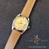 Rare Rolex Oysterdate 6494 Patina Dial Vintage Watch (1957)