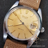 Rare Rolex Oysterdate 6494 Patina Dial Vintage Watch (1957)