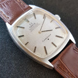Omega Grey Linen Dial Rare Vintage Watch