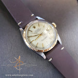 Rolex Datejust Tapestry Gold Dial Vintage Watch (1984)