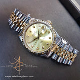 Rolex Diamonds Datejust Ref 16233 Watch (1993)