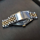 Rolex Oyster Perpetual Datejust 16233 Tapestry Gold Dial (1990)