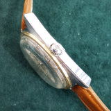 Omega Constellation Chronometer Silver Linen Texture Watch