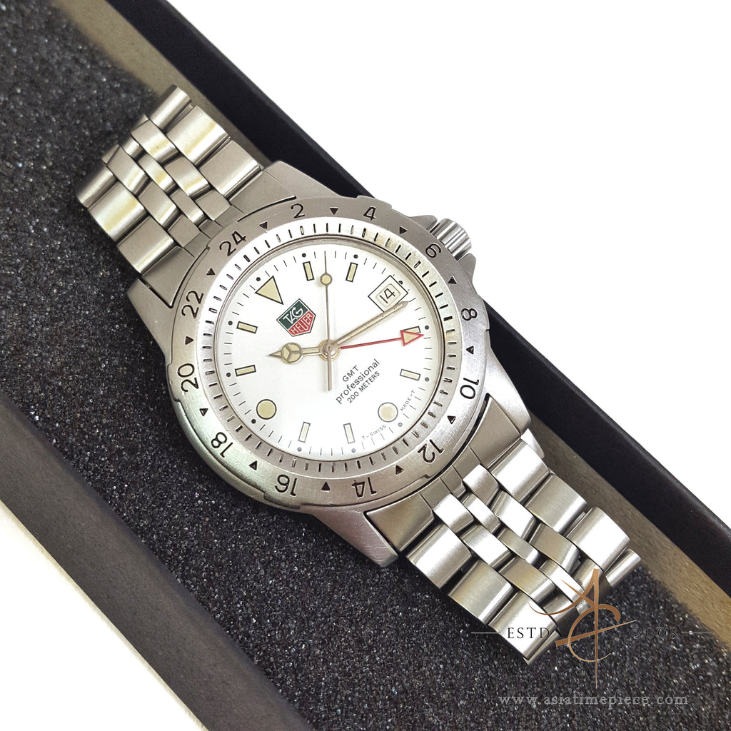 RARE Tag Heuer GMT Jumbo Oversize Watch 159.006 Asia Timepiece