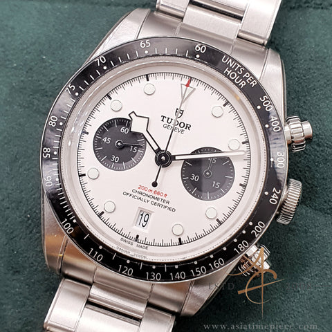 Tudor Black Bay Chrono 79360N Panda White Dial in Bracelet Full Set (2022)