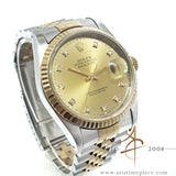 Rolex Datejust 16233 Diamond Champagna Dial (1993)