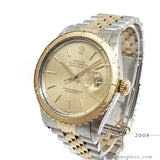 Rolex Datejust Turn-O-Graph 16253 Tapestry Dial Vintage Watch (1983)