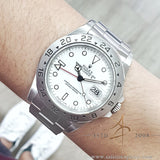 Rolex Explorer II 16570 Polar White Tritium Dial (1996)