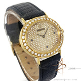 Rolex Cellini Ref 4081 Custom Diamond 18k Gold