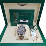 Brand new Rolex Datejust 36 Wimbledon Dial Everose Steel Jubilee (2021)