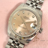 Rolex Datejust Midsize 178274 Pink Diamond Dial Jubilee (2018)