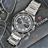 Tudor Heritage Chrono Monte Carlo Grey 70330N Full Set Mint (2019)