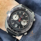 Heuer Viceroy Autavia 11630 Reverse Panda Cal 12 Chronograph Vintage Watch