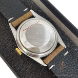 Rolex Datejust 16013 Champagne Linen Dial Vintage Watch (Year 1980)