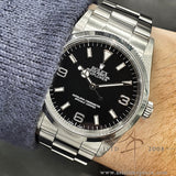 Rolex Explorer I Ref 114270 Oystersteel 36 Black Arabic Dial