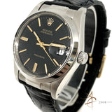Rolex Oysterdate Precision Ref 6694 Black Dial Vintage Watch (Year 1978)