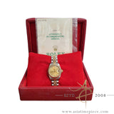 Rolex Datejust Lady 69173 Champagne Diamond Dial No Pinhole (1996)